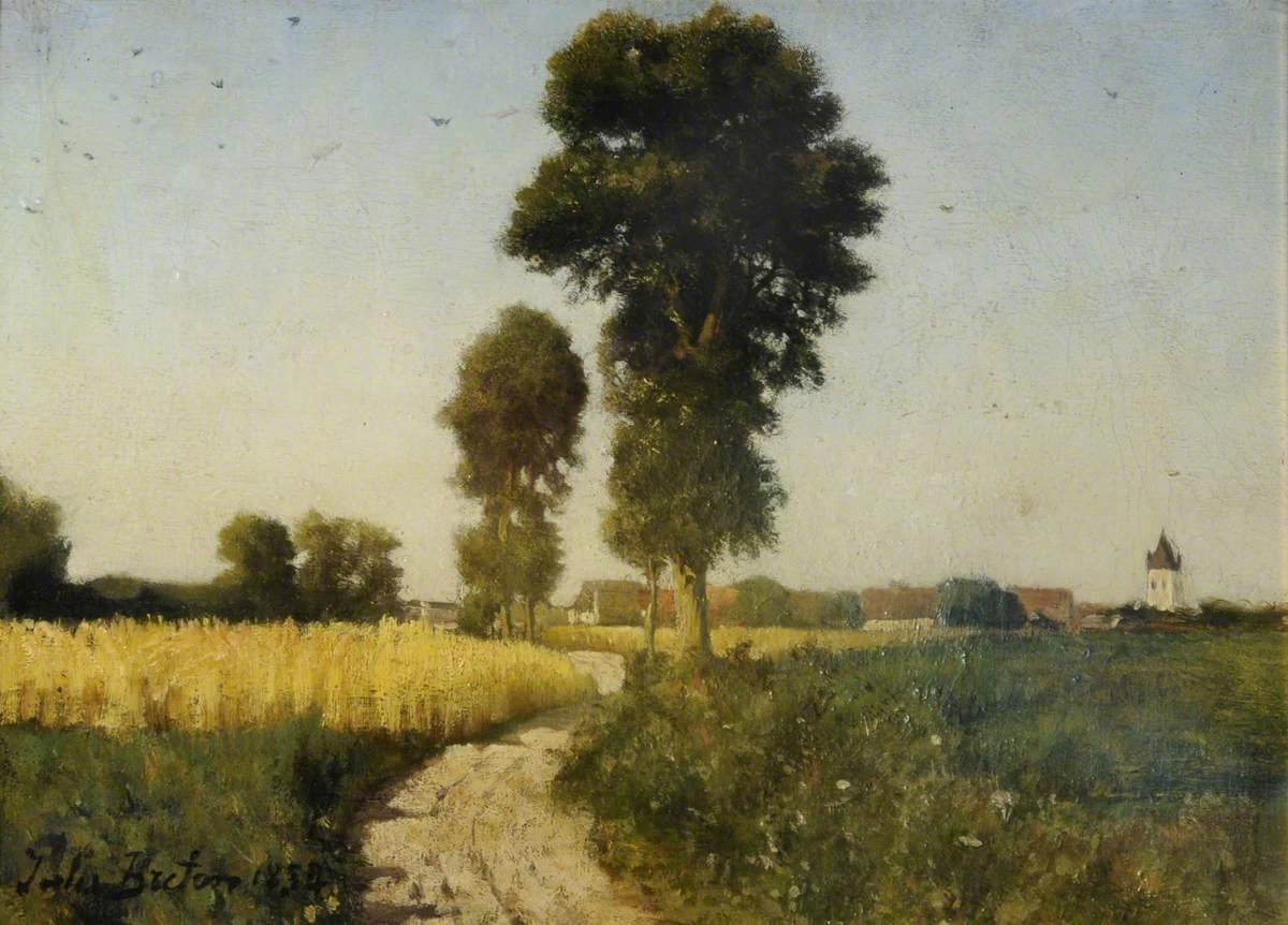 Paesaggio a Courrières, 1853 - Sheffield Galleries and Museums Trust